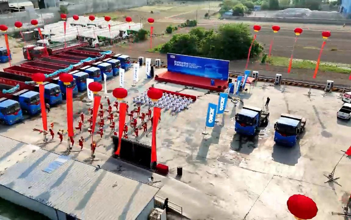 币游国际新能源牵引车批量发往煤炭运输前线