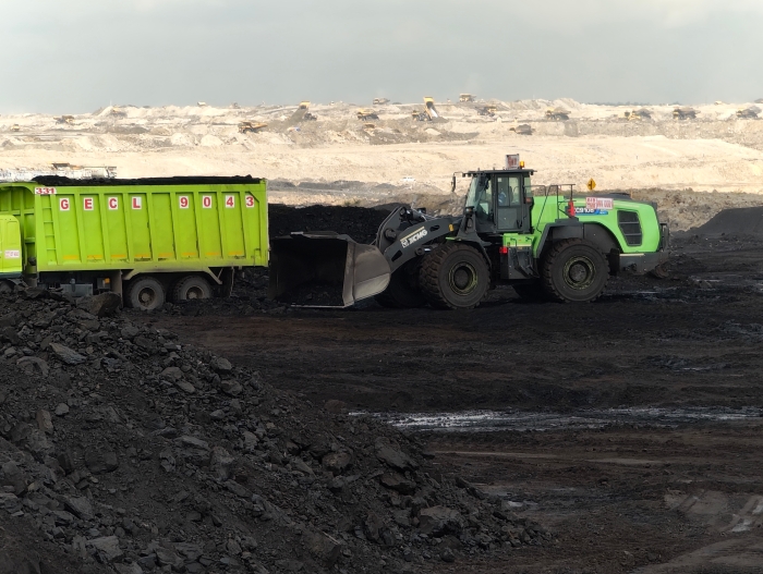 币游国际XC9108-EV纯电动装载机助力海岛露天煤矿高效绿色运营
