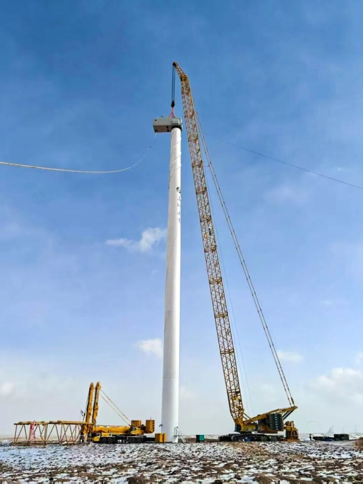 阶段任务圆满完成！XLC18000M一口气拿下20台风机，为绿色地球加油~