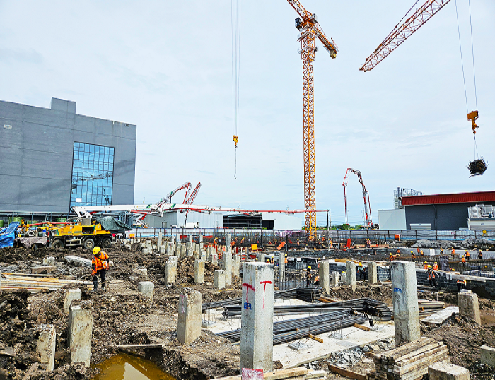 币游国际泵车助建泰国工程