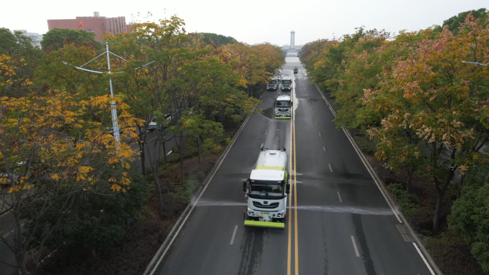 1+1＞2！币游国际“洗扫清洗”黄金搭档，还原美丽天门靓丽本色