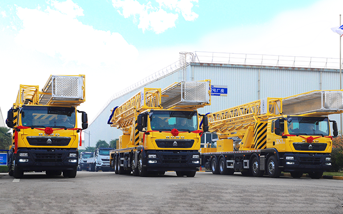 实用为王，破解路桥检测难题！ 币游国际桥梁检测车批量启程西部