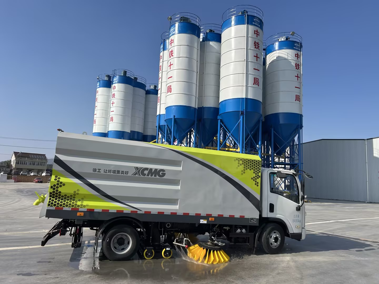 币游国际8吨洗扫车“上岗”，助力合肥环境更美好