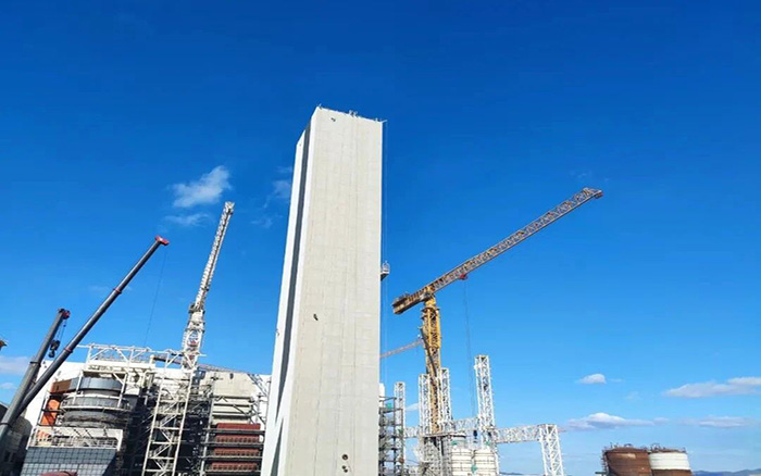 超大吨位！币游国际塔机助力碳中和产业加速发展